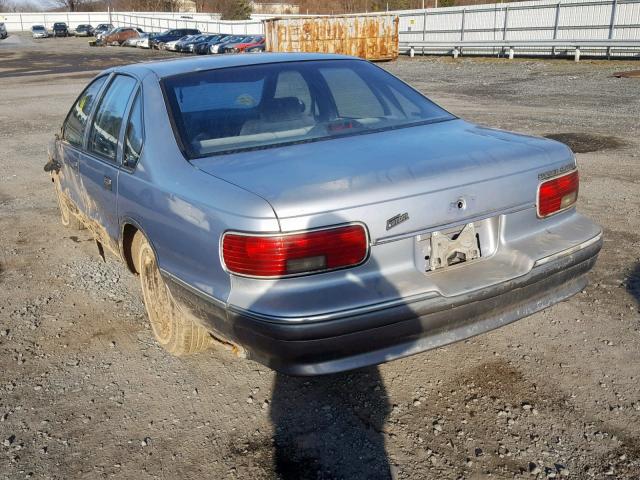 1G1BL52W0SR101481 - 1995 CHEVROLET CAPRICE CL BLUE photo 3