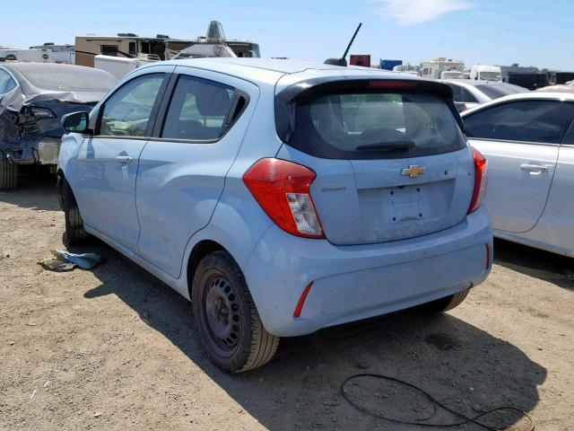 KL8CB6SA9GC609265 - 2016 CHEVROLET SPARK LS BLUE photo 3