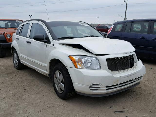 1B3HB28B27D566549 - 2007 DODGE CALIBER WHITE photo 1