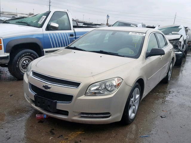 1G1ZG57N194189628 - 2009 CHEVROLET MALIBU LS TAN photo 2