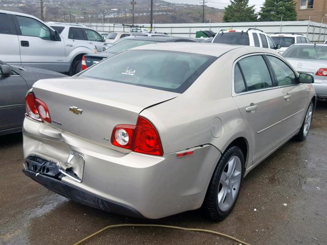 1G1ZG57N194189628 - 2009 CHEVROLET MALIBU LS TAN photo 4