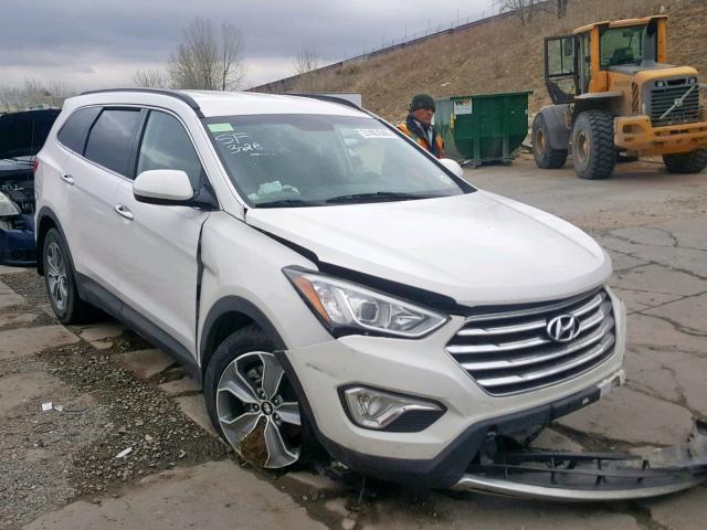 KM8SMDHF3GU147621 - 2016 HYUNDAI SANTA FE S WHITE photo 1