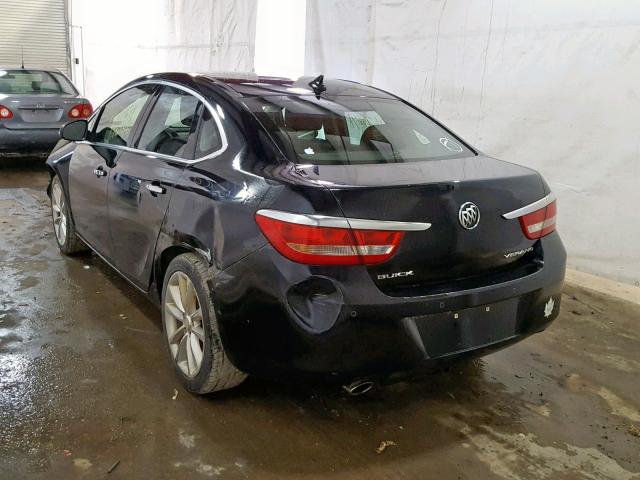 1G4PS5SK8C4204185 - 2012 BUICK VERANO BLACK photo 3