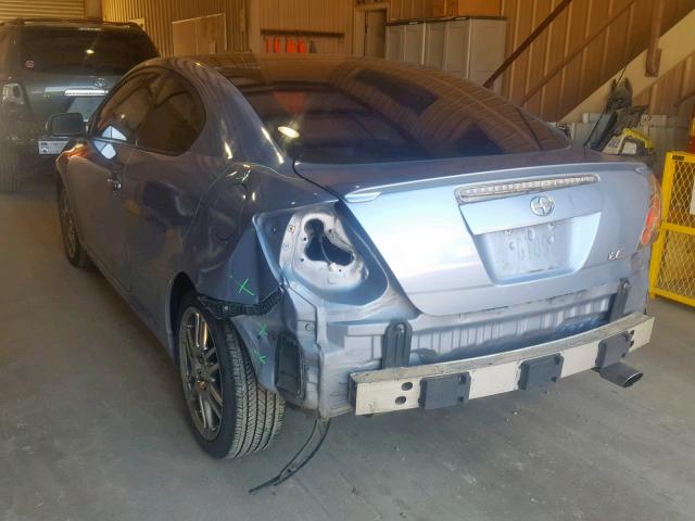JTKDE167290280619 - 2009 TOYOTA SCION TC ლურჯი ფოტო 3