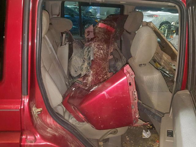 1J8HG48KX6C271241 - 2006 JEEP COMMANDER BURGUNDY photo 6
