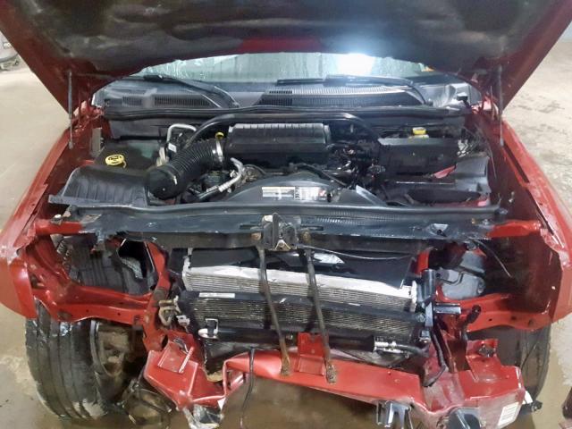 1J8HG48KX6C271241 - 2006 JEEP COMMANDER BURGUNDY photo 7