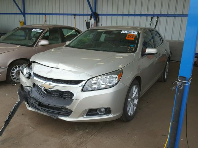 1G11E5SL7EF283598 - 2014 CHEVROLET MALIBU 2LT BEIGE photo 2