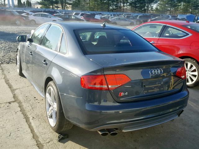 WAUKGAFL2AA046501 - 2010 AUDI S4 PRESTIG GRAY photo 3