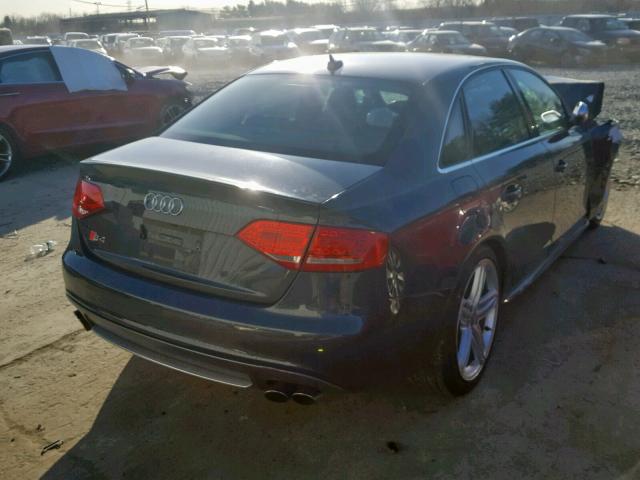 WAUKGAFL2AA046501 - 2010 AUDI S4 PRESTIG GRAY photo 4