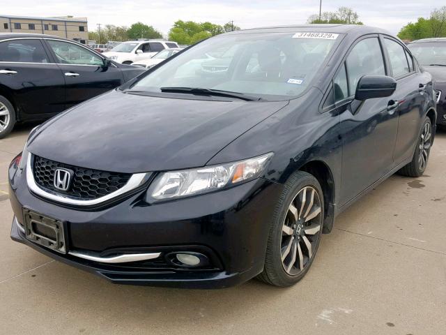 2HGFB2F94FH556324 - 2015 HONDA CIVIC EXL BLACK photo 2