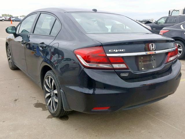 2HGFB2F94FH556324 - 2015 HONDA CIVIC EXL BLACK photo 3