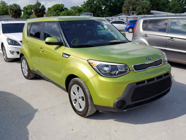 KNDJN2A21G7851596 - 2016 KIA SOUL GREEN photo 1