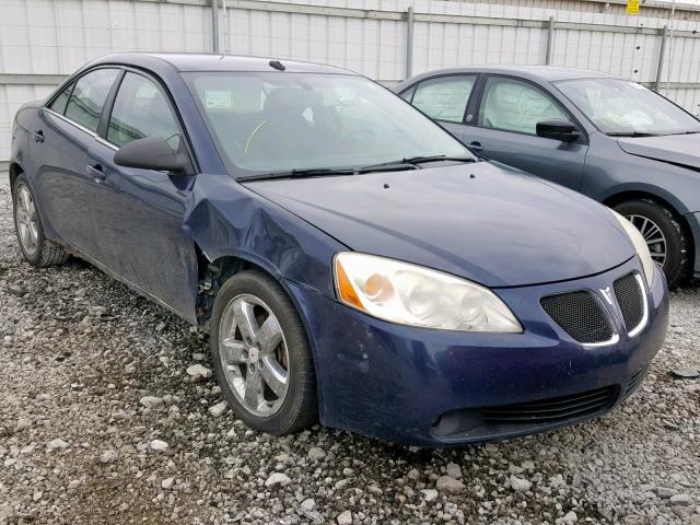 1G2ZH57N384241610 - 2008 PONTIAC G6 GT BLUE photo 1