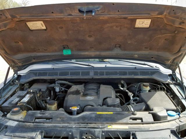 5N1AA08B85N710146 - 2005 NISSAN ARMADA SE GREEN photo 7