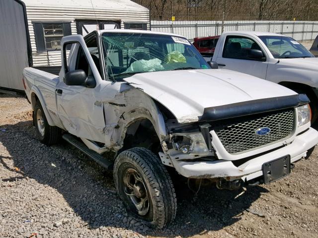 1FTYR11U93PA92057 - 2003 FORD RANGER WHITE photo 1