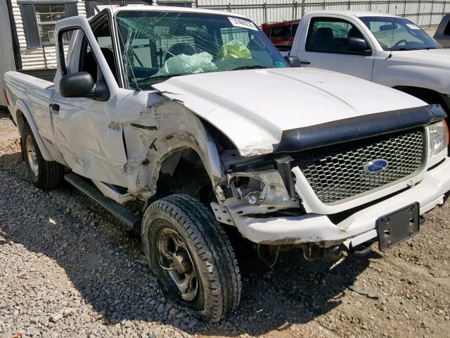 1FTYR11U93PA92057 - 2003 FORD RANGER WHITE photo 9