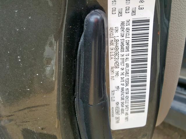 1J8HH48N36C314258 - 2006 JEEP COMMANDER GREEN photo 10