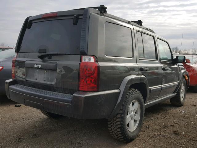 1J8HH48N36C314258 - 2006 JEEP COMMANDER GREEN photo 4