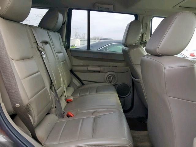 1J8HH48N36C314258 - 2006 JEEP COMMANDER GREEN photo 6