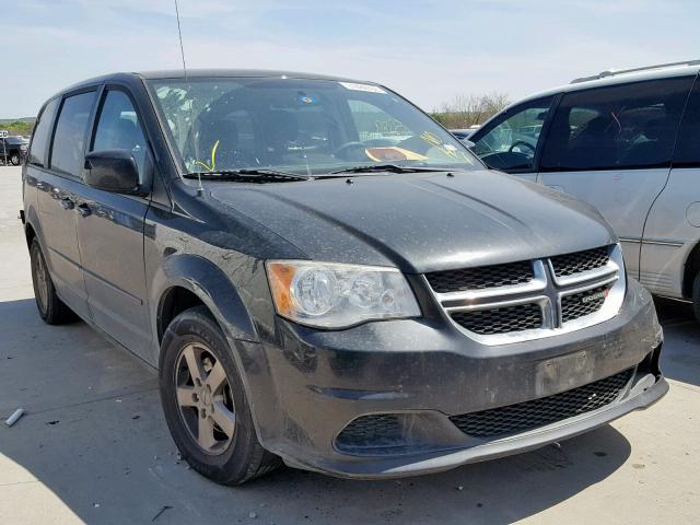 2C4RDGCG8DR521671 - 2013 DODGE GRAND CARA BLACK photo 1