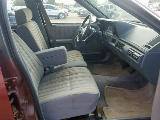 2G3AL54N7L2377359 - 1990 OLDSMOBILE CUTLASS CI RED photo 5