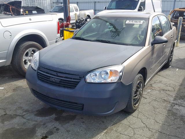 1G1ZS58F57F235193 - 2007 CHEVROLET MALIBU LS TAN photo 2