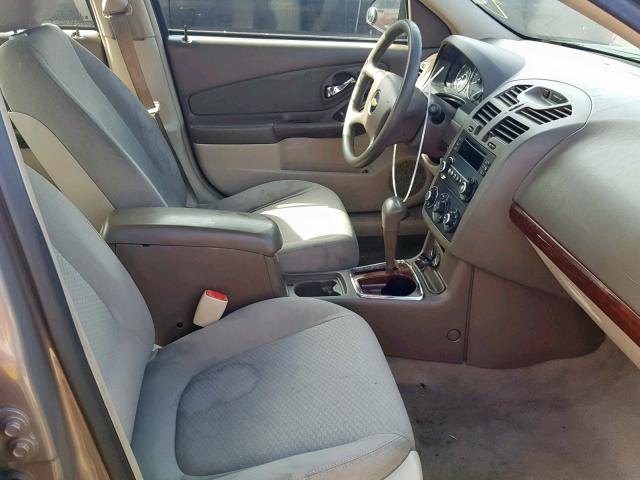 1G1ZS58F57F235193 - 2007 CHEVROLET MALIBU LS TAN photo 5