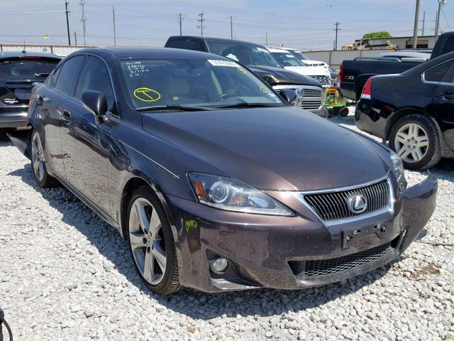 JTHBF5C2XD5187191 - 2013 LEXUS IS 250 BROWN photo 1