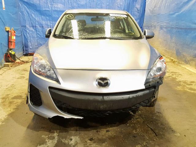 JM1BL1TF0D1764064 - 2013 MAZDA 3 I SILVER photo 9