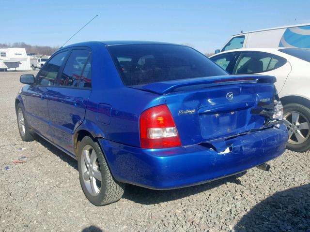 JM1BJ225130120226 - 2003 MAZDA PROTEGE DX BLUE photo 3