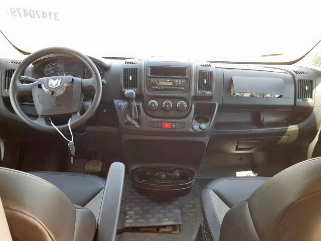 3C6TRVAG5HE520376 - 2017 RAM PROMASTER 白色 照片 9