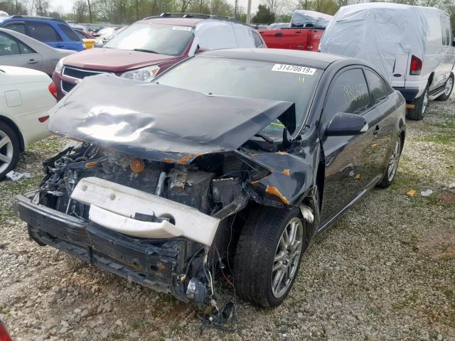 JTKDE167990282089 - 2009 TOYOTA SCION TC BLACK photo 2