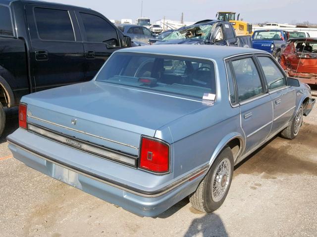 1G3AM51W0HD341833 - 1987 OLDSMOBILE CUTLASS CI BLUE photo 4