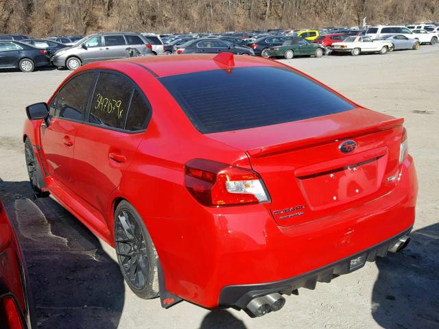 JF1VA1F67J9803055 - 2018 SUBARU WRX LIMITE RED photo 3