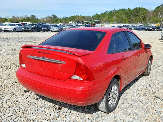 1FAHP383XYW361085 - 2000 FORD FOCUS ZTS RED photo 4