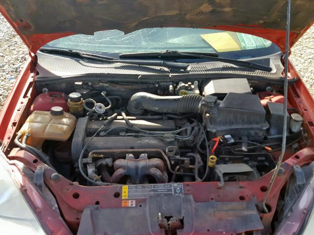 1FAHP383XYW361085 - 2000 FORD FOCUS ZTS RED photo 7