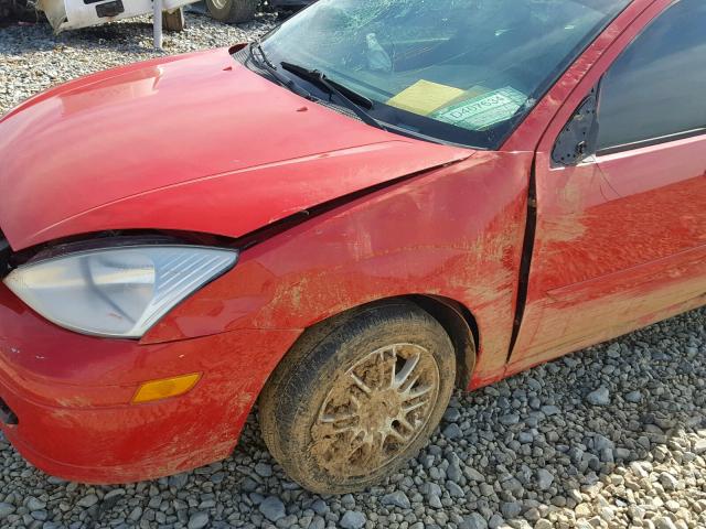 1FAHP383XYW361085 - 2000 FORD FOCUS ZTS RED photo 9