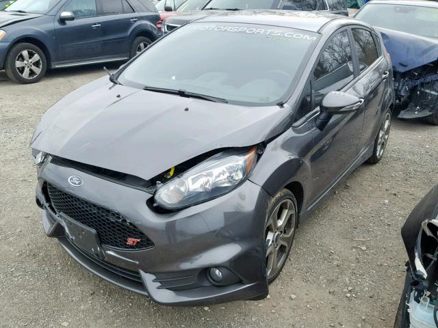 3FADP4GX5HM149932 - 2017 FORD FIESTA ST GRAY photo 2