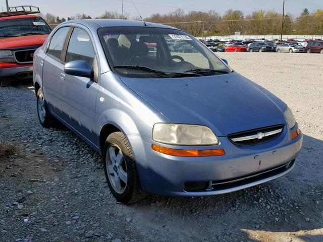 KL1TG56606B612799 - 2006 CHEVROLET AVEO LT BLUE photo 1