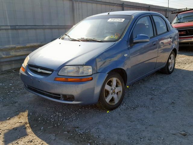 KL1TG56606B612799 - 2006 CHEVROLET AVEO LT BLUE photo 2