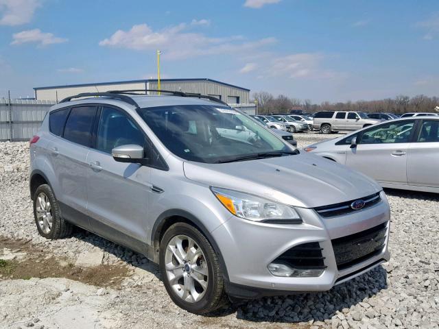 1FMCU0HX4DUD09208 - 2013 FORD ESCAPE SEL SILVER photo 1