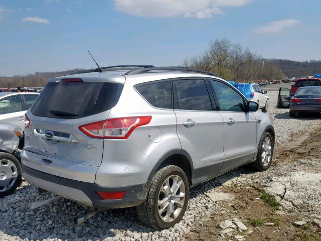 1FMCU0HX4DUD09208 - 2013 FORD ESCAPE SEL SILVER photo 4