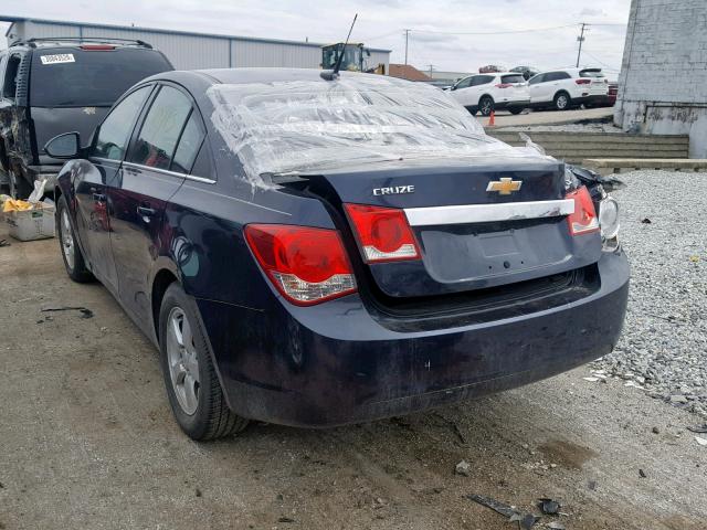 1G1PC5SB0E7487712 - 2014 CHEVROLET CRUZE LT BLUE photo 3