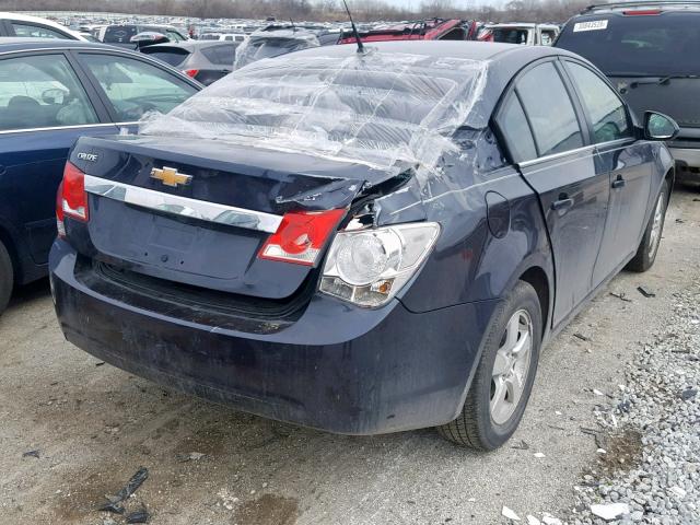 1G1PC5SB0E7487712 - 2014 CHEVROLET CRUZE LT BLUE photo 4