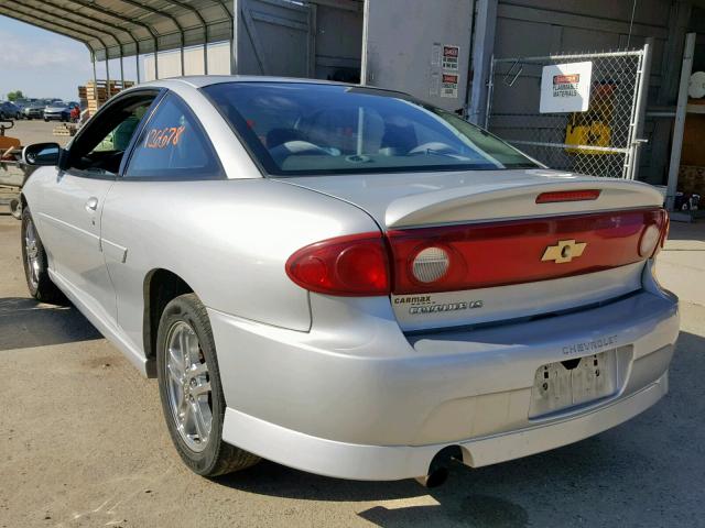 1G1JH12F147236487 - 2004 CHEVROLET CAVALIER L SILVER photo 3