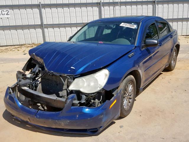 1C3LC46B99N537104 - 2009 CHRYSLER SEBRING LX BLUE photo 2