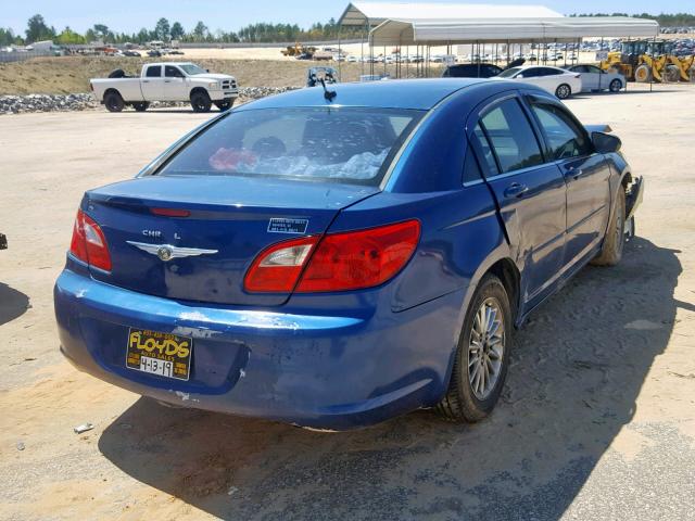 1C3LC46B99N537104 - 2009 CHRYSLER SEBRING LX BLUE photo 4