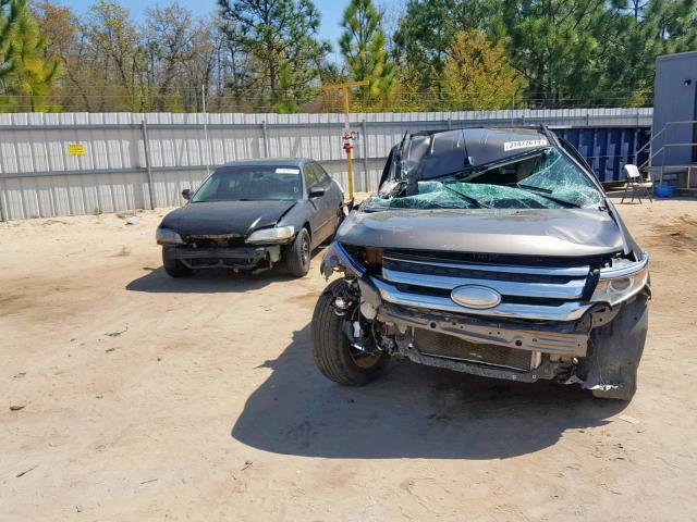 2FMDK3JCXDBC29274 - 2013 FORD EDGE SEL CHARCOAL photo 9