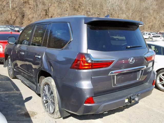 JTJHY7AXXJ4264513 - 2018 LEXUS LX 570 GRAY photo 3