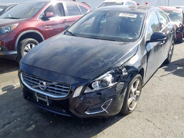 YV1612FS6D1220569 - 2013 VOLVO S60 T5 BLACK photo 2